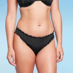 Women's Ruffle Extra Cheeky Bikini Bottom - Shade & Shore™ Black -Avenue Clothing Shop GUEST a97349c1 741e 4d9f a2ef a78227b4bc42