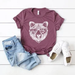 Simply Sage Market Women's Mama Bear Sunglasses Short Sleeve Graphic Tee