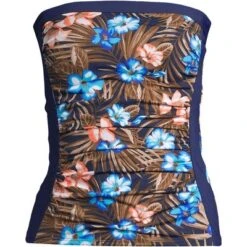 Lands' End Women's Long Chlorine Resistant Bandeau Tankini Swimsuit Top With Removable Adjustable Straps -Avenue Clothing Shop GUEST aa3d6b9b 210c 4f79 8bf6 10af1988eedb