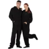 Footed Pajamas - Jet Black Adult Hoodie Chenille Onesie -Avenue Clothing Shop GUEST ac387225 c3e3 408f 9269 99b490f2bf98