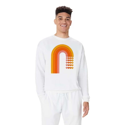 Circa78Designs Sweetheart Rainbow Sweatshirt - Deny Designs 4 Circa78Designs Sweetheart Rainbow Sweatshirt - Deny Designs - Image 2