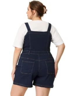 Agnes Orinda Women's Plus Size Denim Shortall Button Jeans Short 9 Agnes Orinda Women's Plus Size Denim Shortall Button Jeans Short -Avenue Clothing Shop GUEST adad1ad1 e032 4267 826f 36477eaf3361