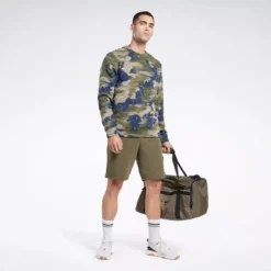 Reebok Identity Modern Camo Fleece Crew Sweatshirt Mens