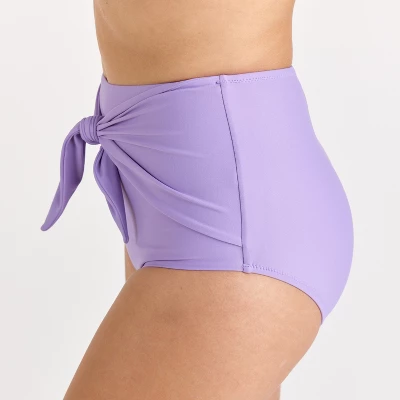 Calypsa Womens High Waisted Bikini Bottom With Front Tie 3 Calypsa Womens High Waisted Bikini Bottom With Front Tie