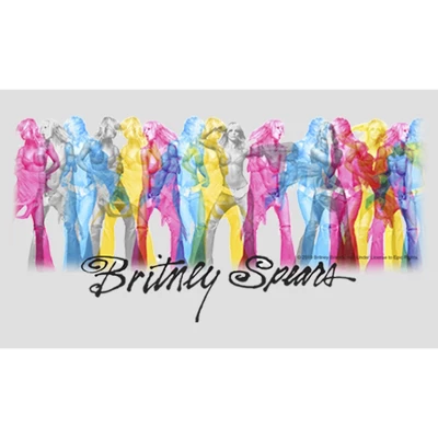 Women's Britney Spears Rainbow On Stage Racerback Tank Top 3 Women's Britney Spears Rainbow On Stage Racerback Tank Top