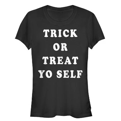 Junior's Lost Gods Halloween Trick Or Treat Yourself T-Shirt 4 Junior's Lost Gods Halloween Trick Or Treat Yourself T-Shirt - Image 2