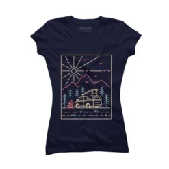 Junior's Design By Humans Camper 2 By VEKTORKITA T-Shirt -Avenue Clothing Shop GUEST b32c86bf 3d95 4f6b 9d5d 4ee5d52fd032