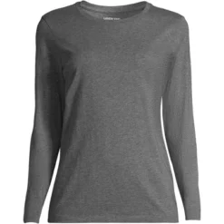 Lands' End Women's Relaxed Supima Cotton Long Sleeve Crewneck T-Shirt -Avenue Clothing Shop GUEST b3ce2679 78e7 402b a260 ca48f0124a44
