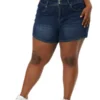 Agnes Orinda Women's Denim Plus Size High Waist With Pockets Stretchy Jean Shorts -Avenue Clothing Shop GUEST b3e29fde bf44 4766 af41 33a20dd9929e