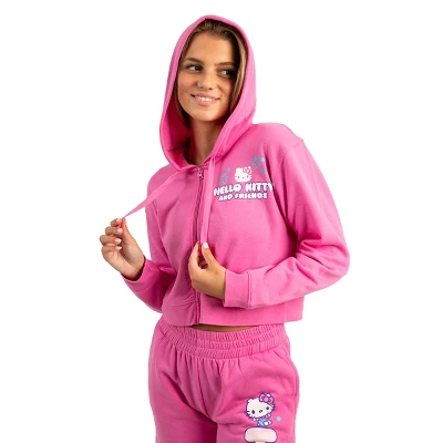 SANRIO Hello Kitty Adult Zip Up Hoodie And Jogger Set 4 SANRIO Hello Kitty Adult Zip Up Hoodie And Jogger Set - Image 2