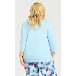 Women's Plus Size Cocktails Sleep Top - Blue | AVENUE -Avenue Clothing Shop GUEST b5c19a20 37a7 42d4 a781 3591c9158935