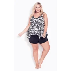 Women's Plus Size Regular Short - Black | AVENUE -Avenue Clothing Shop GUEST b68c92b1 dfcb 4e96 a7c0 13e215fbb8e6