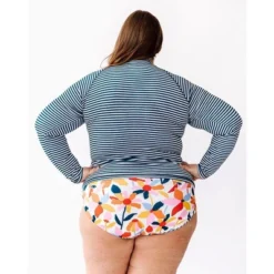 Lime Ricki Women's Indigo Stripe Rash Guard -Avenue Clothing Shop GUEST b7a15fe4 c5d5 433d 9bd1 6cd2fac88578