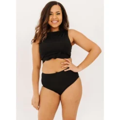 Lime Ricki Women's Black High-Waist Bottom 13 Lime Ricki Women's Black High-Waist Bottom -Avenue Clothing Shop GUEST b7d473a7 64b4 4a79 be14 75ebb888463c