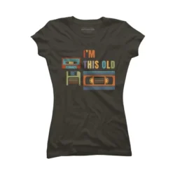 Junior's Design By Humans I'm This Old - Old Data Storage Media By DsgnCraft T-Shirt -Avenue Clothing Shop GUEST b8a5c602 e8b4 4e85 83ee 779af3f9acbc