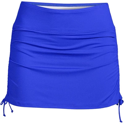 Lands' End Women's Plus Size Chlorine Resistant Tummy Control Adjustable Swim Skirt Swim Bottoms 8 Lands' End Women's Plus Size Chlorine Resistant Tummy Control Adjustable Swim Skirt Swim Bottoms - Image 6