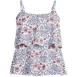 Lands' End Women's Chlorine Resistant Scoop Neck Tiered Tankini Swimsuit Top -Avenue Clothing Shop GUEST bb515f17 a385 49fc a611 96939a9ddfee