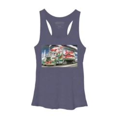 Women's Design By Humans Truck Driver Christmas Shirt Seasons Greetings By Galvanized Racerback Tank Top -Avenue Clothing Shop GUEST bdbffab5 6a14 4d70 9f2c 2d31e8970ad5