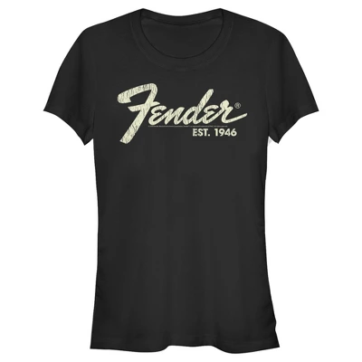 Junior's Fender Distressed Logo T-Shirt 5 Junior's Fender Distressed Logo T-Shirt - Image 3