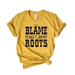 Simply Sage Market Women's Blame It All On My Roots Hat And Boots Short Sleeve Graphic Tee -Avenue Clothing Shop GUEST c05762dc 8e3f 4747 8d05 02606392790e