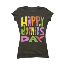 Junior's Design By Humans Happy Mother's Day Colorful Text By Yunta T-Shirt -Avenue Clothing Shop GUEST c05d5cf4 ce1b 42d1 87fa 68a050080e92
