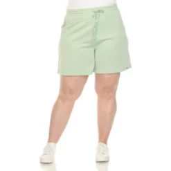 Plus Size Super Soft Drawstring Waistband Sweat Short -Avenue Clothing Shop GUEST c0652069 3e1d 4650 b23c a4ffeec71ead