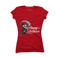 Junior's Design By Humans HAPPY HALLOWEEN - Special Edition By Wedenote T-Shirt -Avenue Clothing Shop GUEST c2296fec 6a49 4142 839c 2893fbe7f484