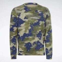 Reebok Identity Modern Camo Fleece Crew Sweatshirt Mens -Avenue Clothing Shop GUEST c24d8f5e f232 472b bc42 c9ba1510050a