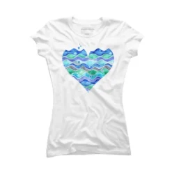 Junior's Design By Humans A Sea Of Love (white) By Timone T-Shirt -Avenue Clothing Shop GUEST c4d80dfb 9980 4a25 ad9c 4e5bbe502942