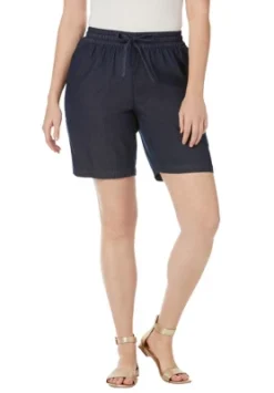 Jessica London Women’s Plus Size Chambray Short -Avenue Clothing Shop GUEST c631f68b 04f3 43ca b3db 7d9b43ec26fb