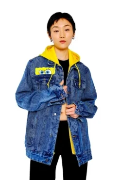 Members Only - Women's Spongebob Hoodie Trucker Oversized Jacket -Avenue Clothing Shop GUEST c93a9590 5080 4f58 b49f 7a74cd8c4298