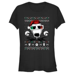 Junior's The Nightmare Before Christmas Ugly Christmas Jack Portrait T-Shirt -Avenue Clothing Shop GUEST cb406543 57c7 4f1f 92a1 acac376a3992