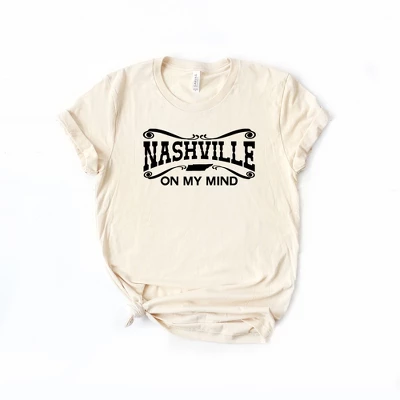 Simply Sage Market Women's Nashville On My Mind Short Sleeve Graphic Tee 7 Simply Sage Market Women's Nashville On My Mind Short Sleeve Graphic Tee - Image 5