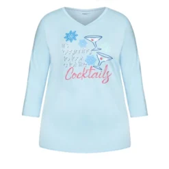 Women's Plus Size Shine Sleep Top - Pink | AVENUE 10 Women's Plus Size Shine Sleep Top - Pink | AVENUE -Avenue Clothing Shop GUEST cc50b463 1274 4a13 867b 194e0e33dd64