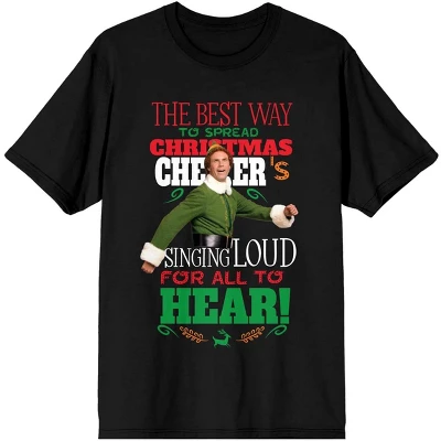 Elf Christmas Cheer Women's Black T-shirt 6 Elf Christmas Cheer Women's Black T-shirt - Image 4