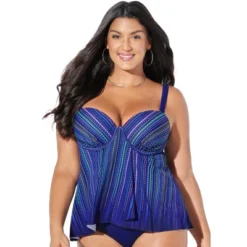 Swimsuits For All Women’s Plus Size Flyaway Underwire Tankini Top 11 Swimsuits For All Women’s Plus Size Flyaway Underwire Tankini Top -Avenue Clothing Shop GUEST ce0314c8 9f34 48c1 ada7 4fff5b093b9f