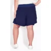 Women's Plus Size Active Short - Navy | AVENUE LEISURE 2 Women's Plus Size Active Short - Navy | AVENUE LEISURE -Avenue Clothing Shop GUEST cfb76433 55c0 48ed bbf4 0b76f1b00792
