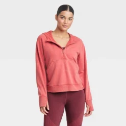 Women's 1/2 Zip Fleece Pullover - JoyLab™ -Avenue Clothing Shop GUEST d099bfd6 6c5f 4750 b182 1ccfc734c0e3