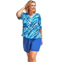 Swim 365 Women’s Plus Size Three-Quarter Sleeve Swim Tee -Avenue Clothing Shop GUEST d34ee13a 9c76 415e 90d0 65fda19eb858