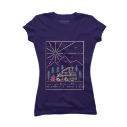 Junior's Design By Humans Camper 2 By VEKTORKITA T-Shirt -Avenue Clothing Shop GUEST d3a3d122 fc9e 4fd4 9184 23e5b863fc50