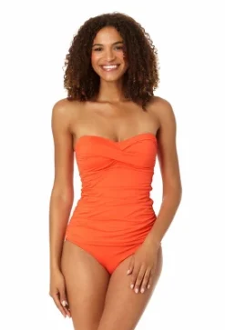 Anne Cole - Women's Twist Front Bandeaukini Swim Top 35 Anne Cole - Women's Twist Front Bandeaukini Swim Top -Avenue Clothing Shop GUEST d88abc64 3392 4616 9f4c f3232b936b8b