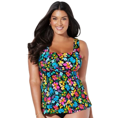 Swimsuits For All Women’s Plus Size Tie-Back Tankini Top 10 Swimsuits For All Women’s Plus Size Tie-Back Tankini Top - Image 8