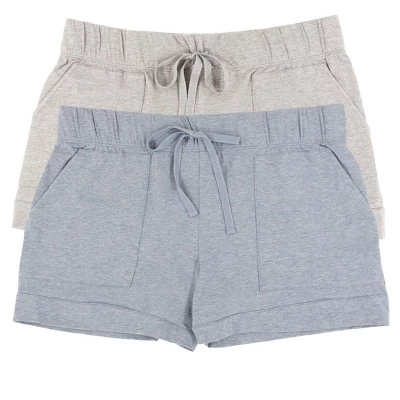 Felina Women's Organic Cotton Stretch Drawstring Short 2-Pack 11 Felina Women's Organic Cotton Stretch Drawstring Short 2-Pack - Image 9