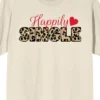 Bioworld Valentine's Day Happily Single Crew Neck Short Sleeve Women's Natural T-shirt -Avenue Clothing Shop GUEST daad55fe 399e 4d63 85ed b955bf7b5983