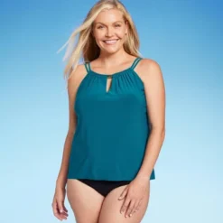 Women's UPF 50 High Neck Keyhole Tankini Top - Aqua Green® 19 Women's UPF 50 High Neck Keyhole Tankini Top - Aqua Green® -Avenue Clothing Shop GUEST dc1c2f49 ed1a 4b74 b674 4b9014409058
