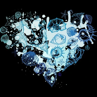 Junior's Design By Humans Sea. Heart Of The Shells. By Katyau T-Shirt 3 Junior's Design By Humans Sea. Heart Of The Shells. By Katyau T-Shirt