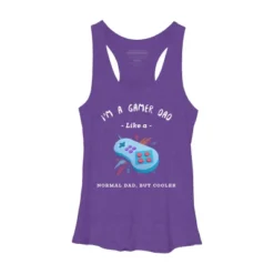Women's Design By Humans Gamer Dad Like A Normal Dad, But Cooler By KaiHamilton Racerback Tank Top -Avenue Clothing Shop GUEST dddaede6 28eb 4e4a 890c e6b3e3022a2b