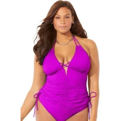 Swimsuits For All Women’s Plus Size Plunge Tankini Top -Avenue Clothing Shop GUEST de3855e5 1223 441f b8fc fc442cf05851