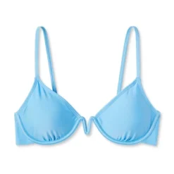 Women's V-Front Underwire Bikini Top - Wild Fable™ Bright Blue -Avenue Clothing Shop GUEST deffaa0e 0198 4c11 96e6 4fd6ae3df415