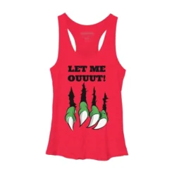 Women's Design By Humans Let The Monster Out Halloween By ArtStyleAlice Racerback Tank Top -Avenue Clothing Shop GUEST e0553ece c6dc 4004 aa35 5b5c145a14db